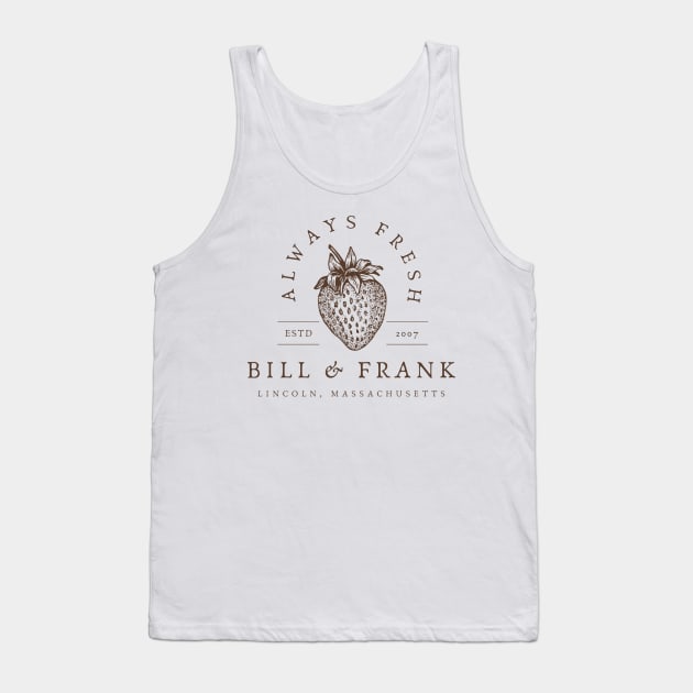 Bill & Frank's Strawberry from The Last of Us Tank Top by Live Together